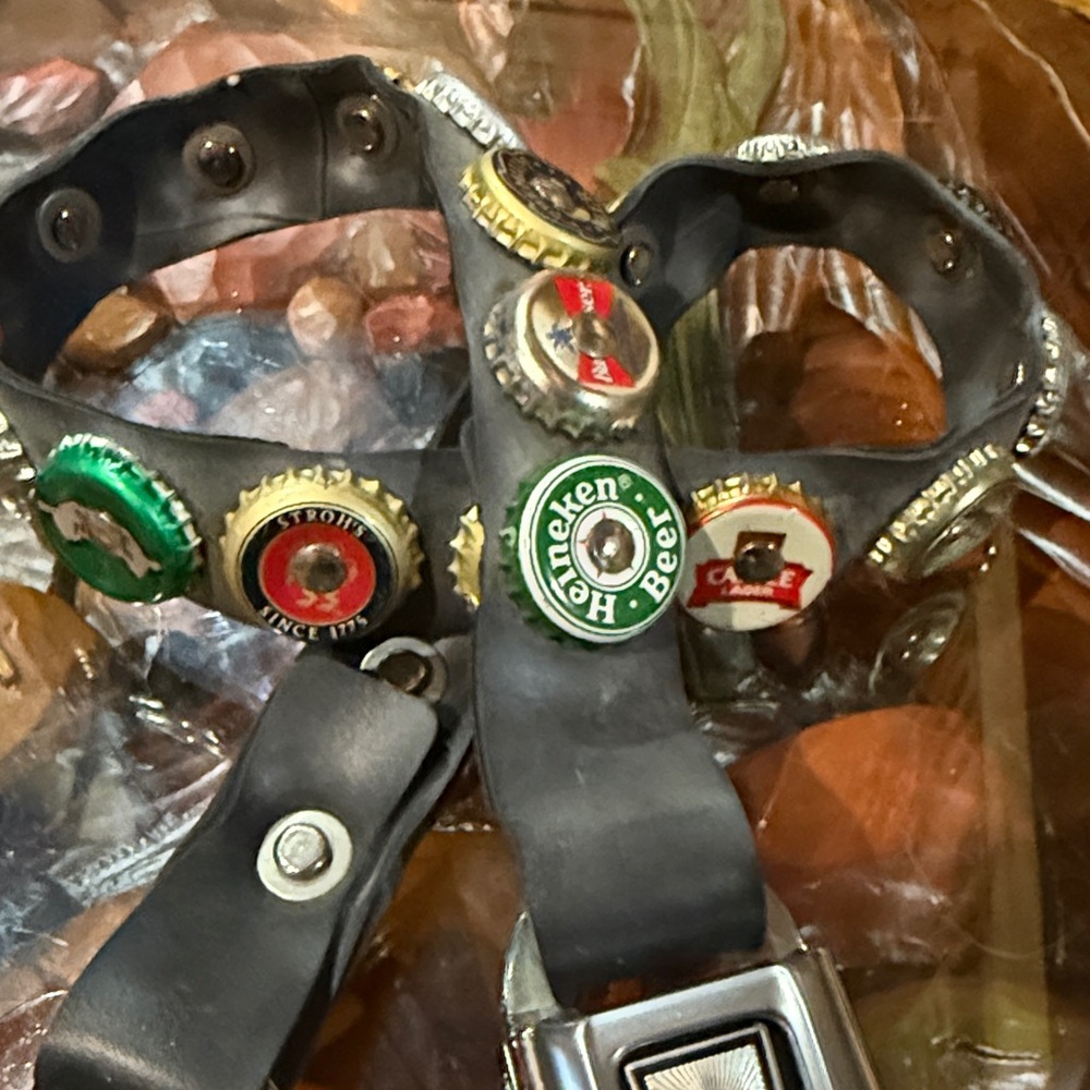 Handmade BOTTLE CAP BELT! - Picture 3 of 4